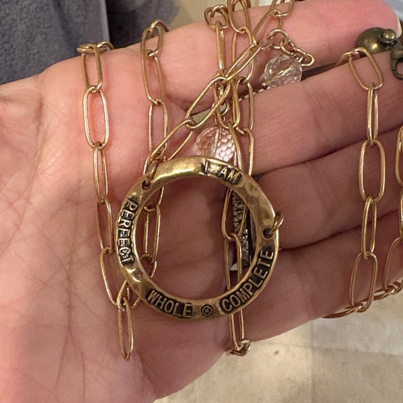 Katia Designs Elegant Gold Chain Necklace with magnetic clasp- worn once - Picture 3 of 4